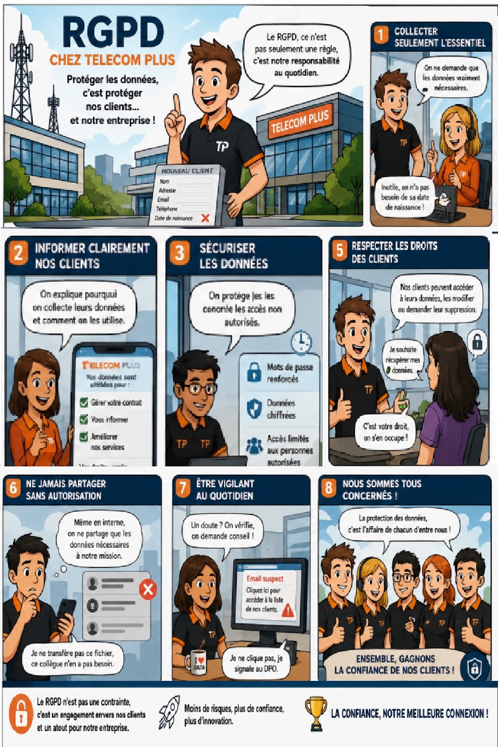 Exemple de support de formation classique au format texte ennuyeux
